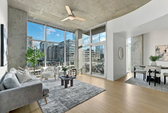 Home staged by StagingEstate at 1700 Bassett St #516