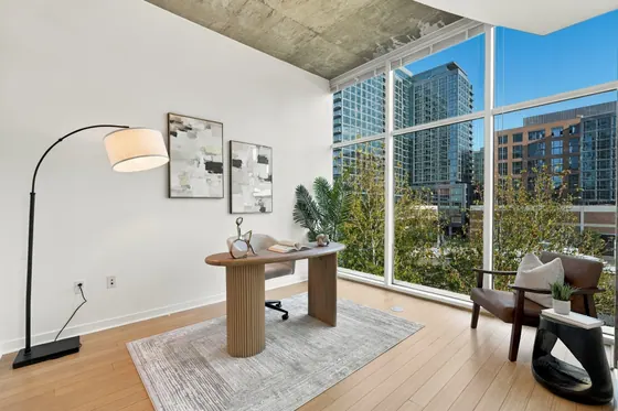 Home staged by StagingEstate at 1700 Bassett St #516