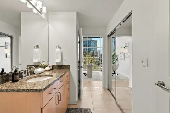 Home staged by StagingEstate at 1700 Bassett St #516