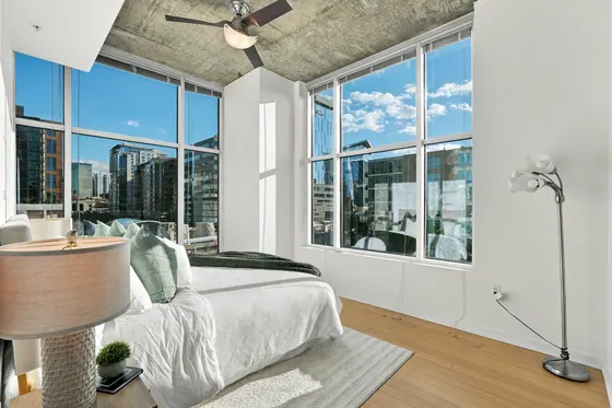 Home staged by StagingEstate at 1700 Bassett St #516
